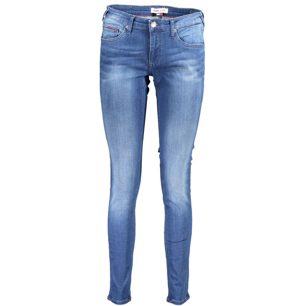 Jean Tommy Hilfiger bleu en coton pour femme