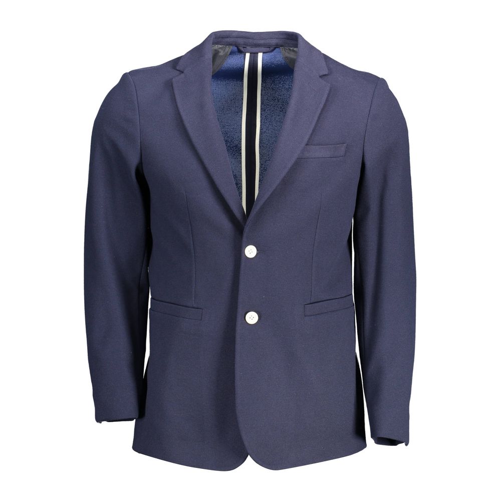 Giacca da uomo in poliestere blu Gant