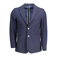 Giacca da uomo in poliestere blu Gant