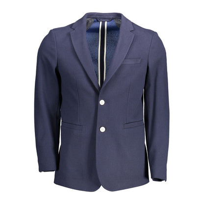 Giacca da uomo in poliestere blu Gant