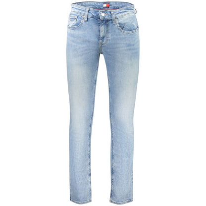 Jean Tommy Hilfiger Azzurro en coton pour homme