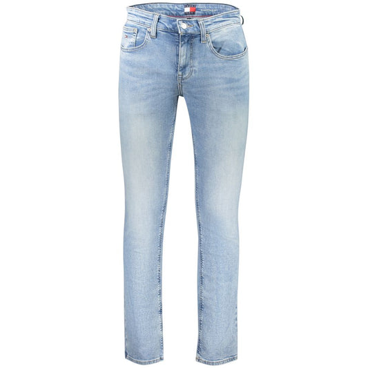 Jeans da uomo in cotone Azzurro Tommy Hilfiger