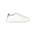 Sneaker da donna in pelle Calvin Klein Bianco