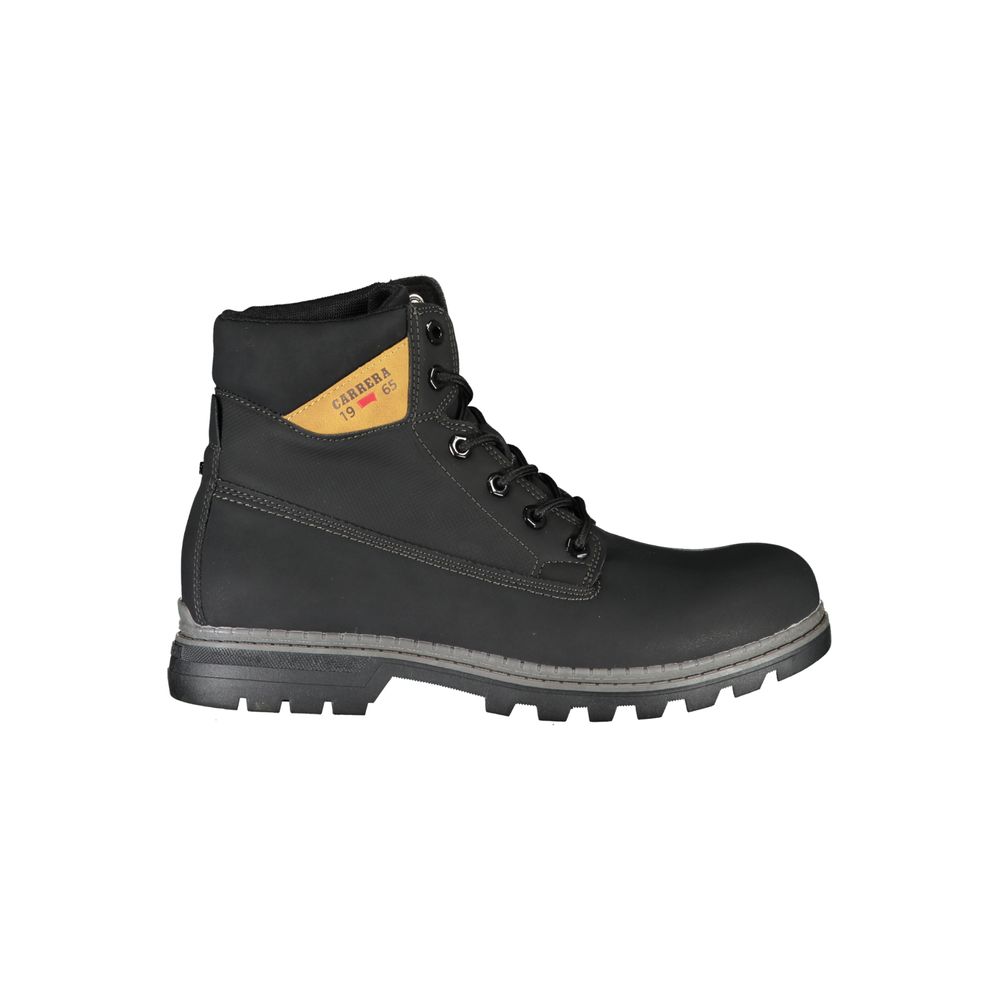 Bottines Carrera noires en polyuréthane pour hommes