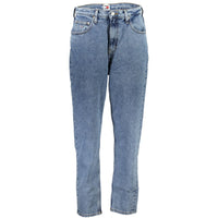 Jeans da donna in cotone blu Tommy Hilfiger