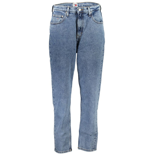 Jeans da donna in cotone blu Tommy Hilfiger