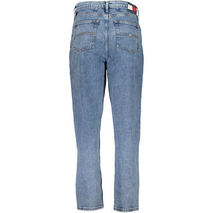 Jeans da donna in cotone blu Tommy Hilfiger