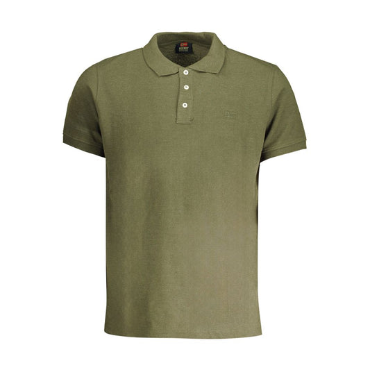 Polo da uomo in cotone verde Norway 1963