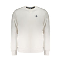 Felpa da uomo in cotone bianco North Sails