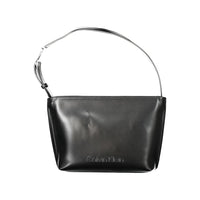 Borsa a tracolla da donna in poliestere nero Calvin Klein