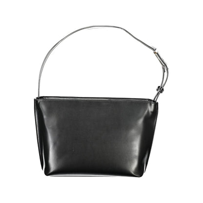 Borsa a tracolla da donna in poliestere nero Calvin Klein
