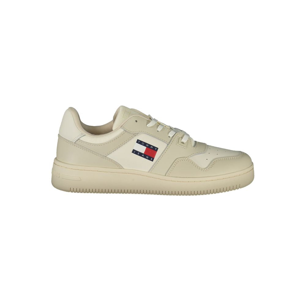 Baskets Tommy Hilfiger en cuir beige pour homme