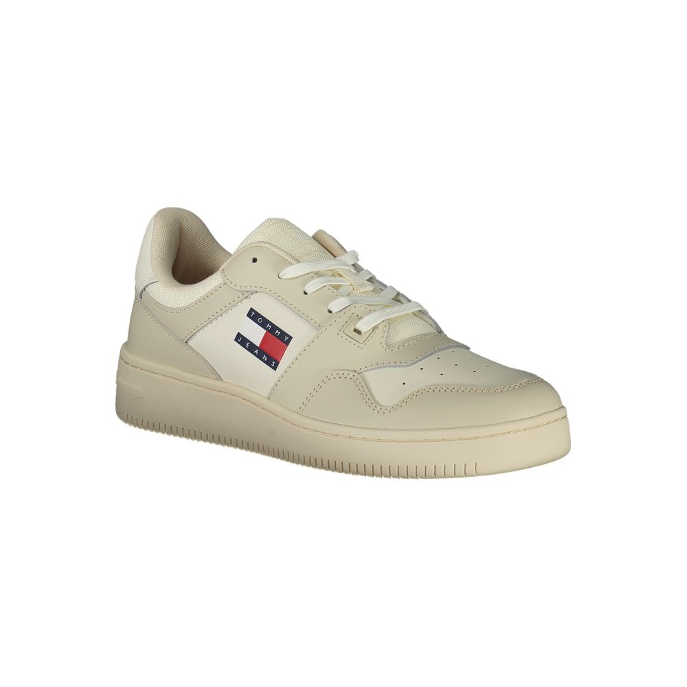 Baskets Tommy Hilfiger en cuir beige pour homme