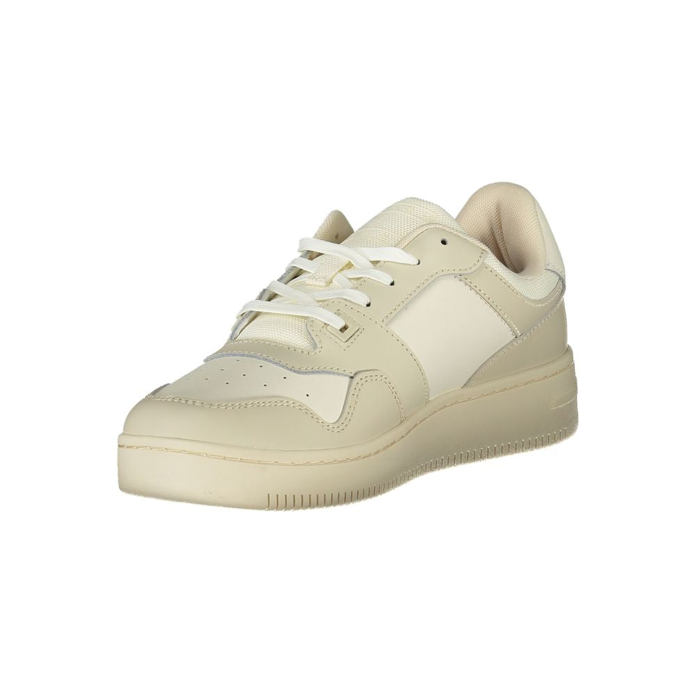 Baskets Tommy Hilfiger en cuir beige pour homme