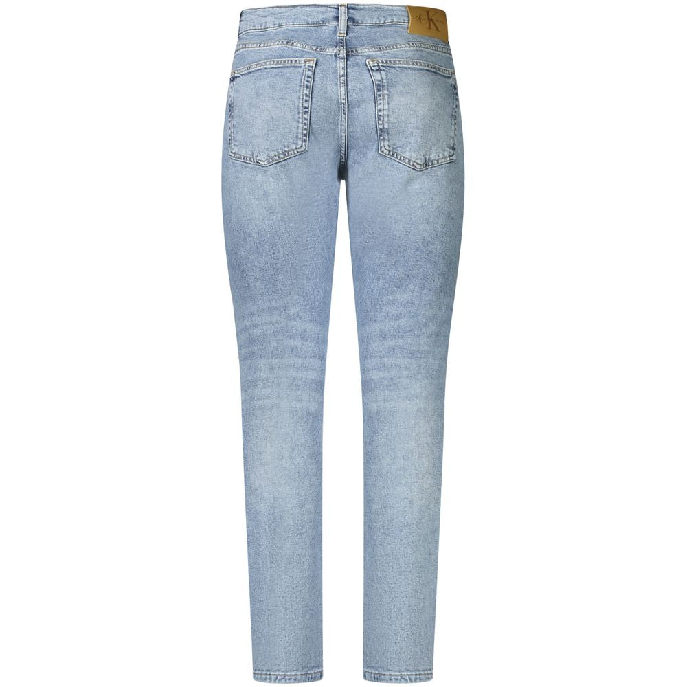 Jeans da uomo in cotone azzurro Calvin Klein