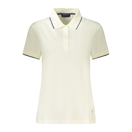 Polo da donna North Sails in modal bianco