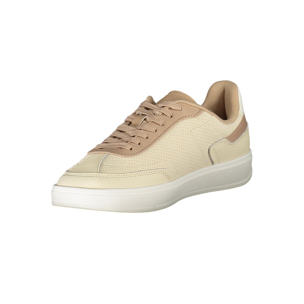 Baskets Tommy Hilfiger beiges en polyuréthane pour femme