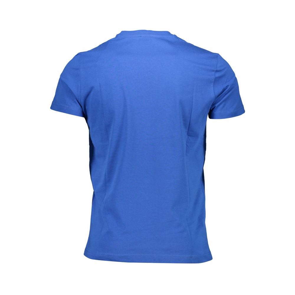 Maglietta da uomo in cotone Diesel Blu