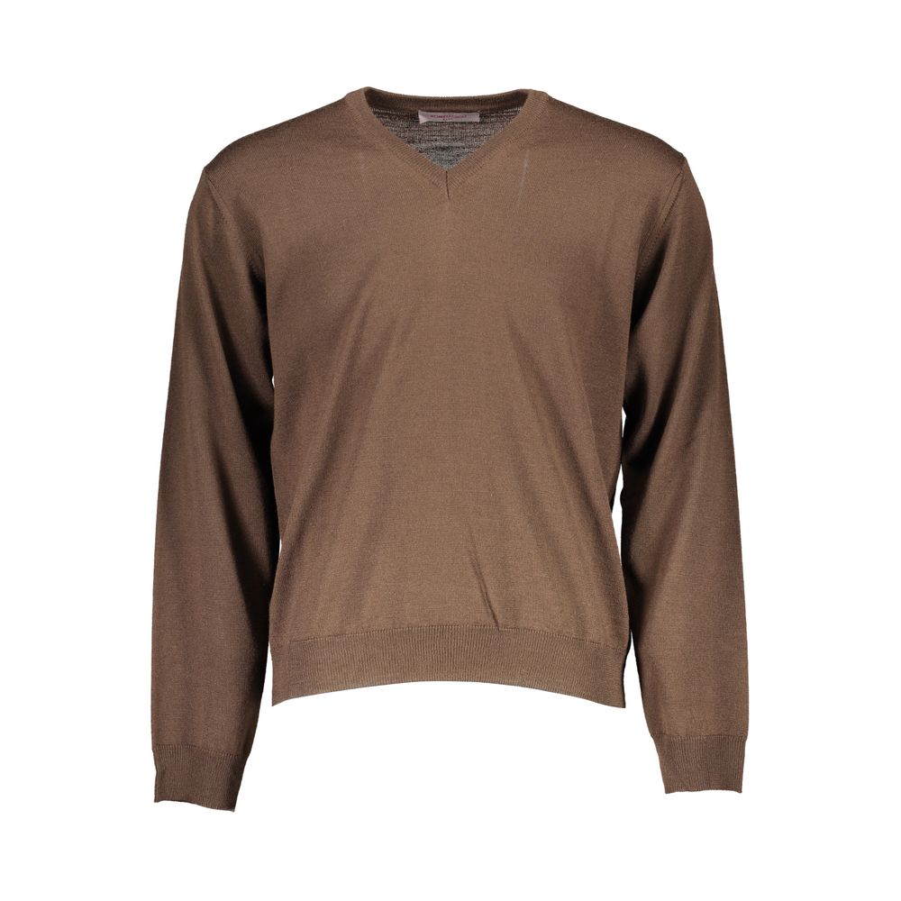 Maglione Romeo Gigli Marrone Lana Uomo