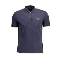 Polo da uomo in cotone blu Napapijri