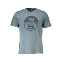 Maglietta da uomo in cotone verde North Sails