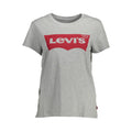 T-shirt da donna in cotone grigia Levi's