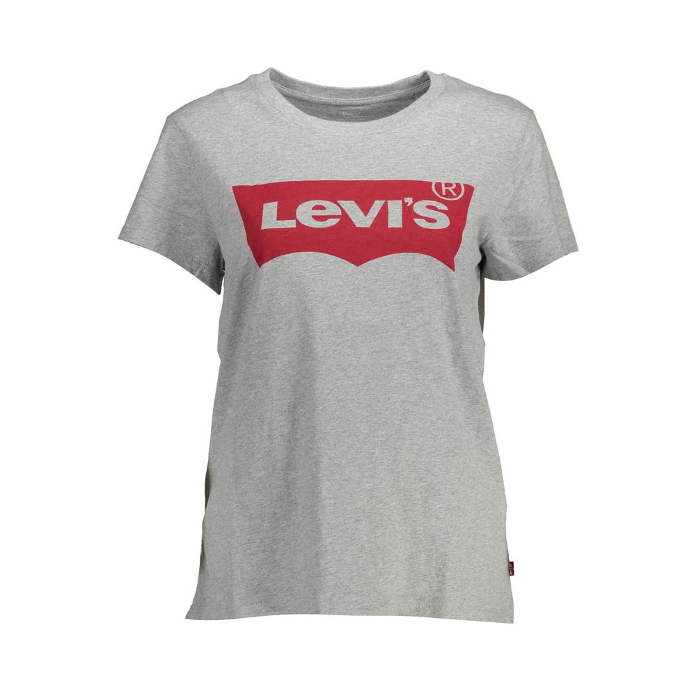 T-shirt da donna in cotone grigia Levi's