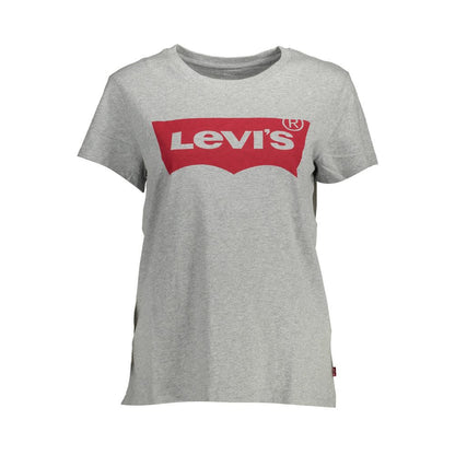 T-shirt Levi's Grigio en coton pour femme