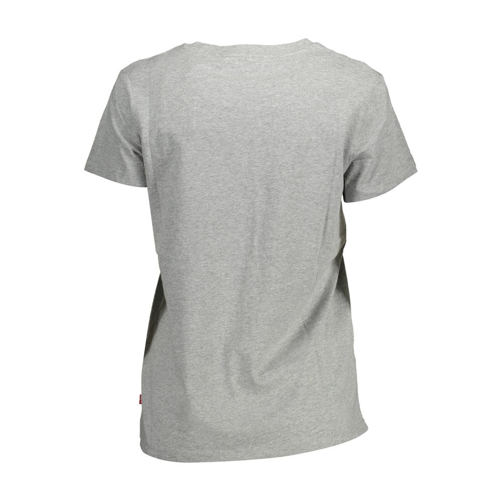 T-shirt da donna in cotone grigia Levi's