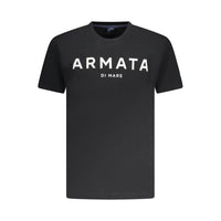 T-shirt da uomo Armata Di Mare in cotone nero