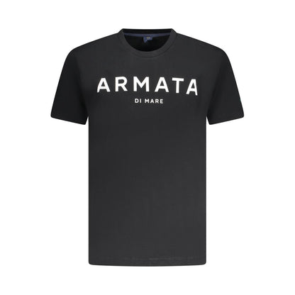 T-shirt da uomo Armata Di Mare in cotone nero