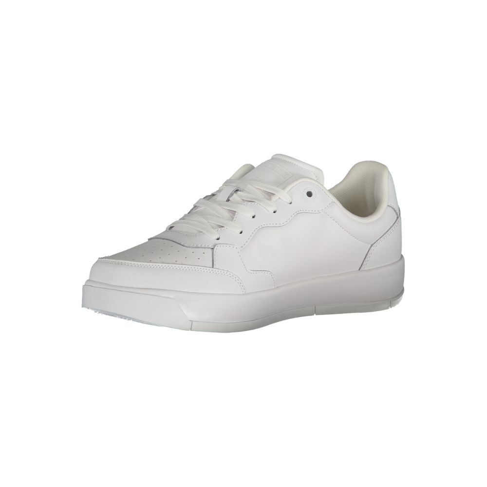 Baskets Tommy Hilfiger blanches en polyuréthane pour homme