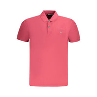 Polo da uomo in cotone Napapijri Rosso