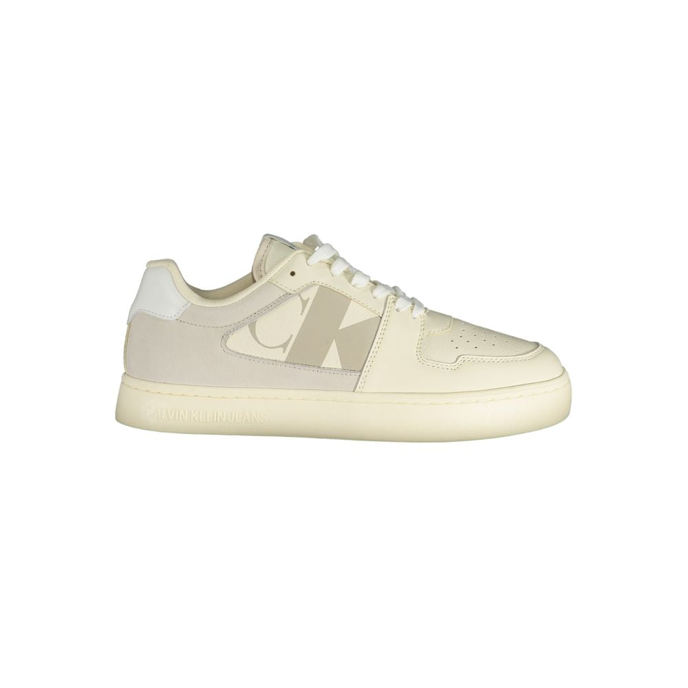 Baskets Calvin Klein Bianco en polyuréthane pour homme