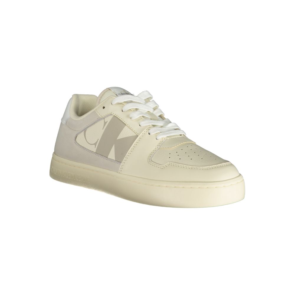 Baskets Calvin Klein Bianco en polyuréthane pour homme