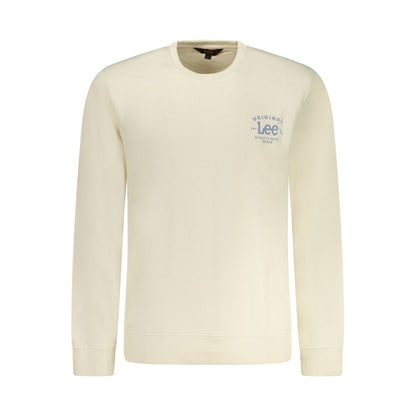Sweat-shirt Lee beige en coton pour homme