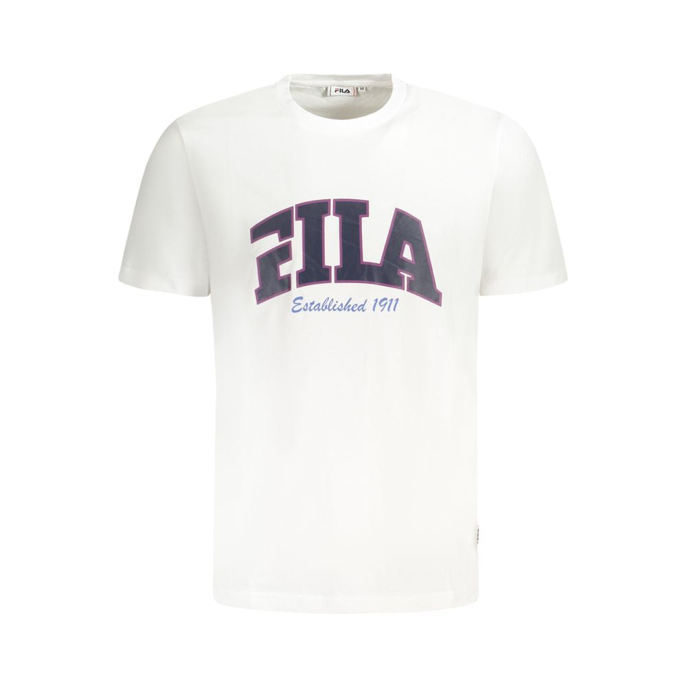 T-shirt Fila Bianco en coton pour homme