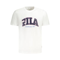 T-shirt Fila Bianco en coton pour homme