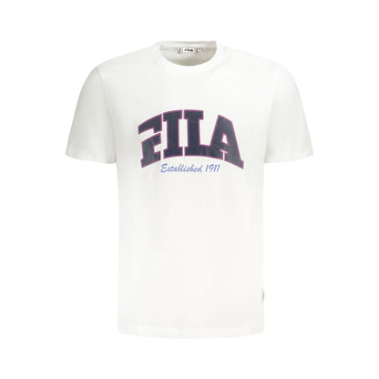 T-shirt Fila Bianco en coton pour homme