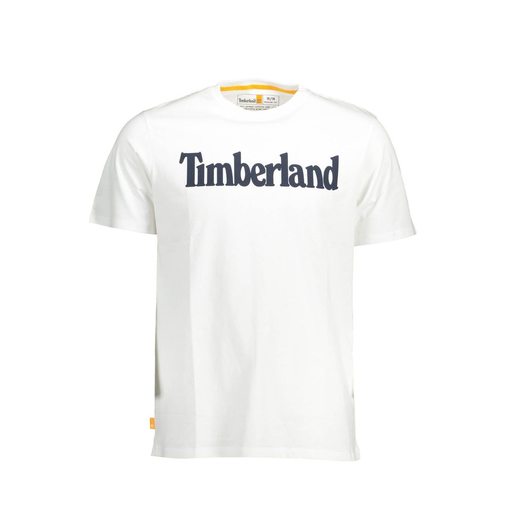 Maglietta da uomo in cotone biologico Timberland Bianco