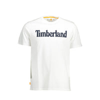 Maglietta da uomo in cotone biologico Timberland Bianco