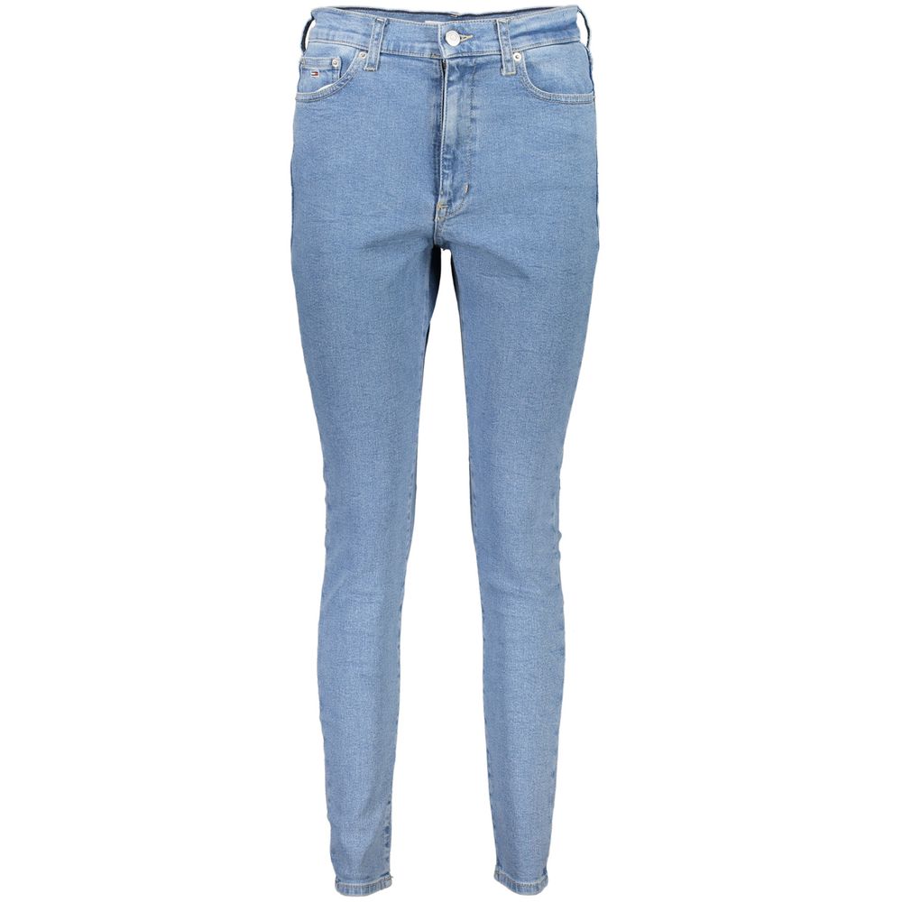 Jean Tommy Hilfiger Azzurro en coton pour femme