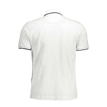 Polo da uomo in cotone bianco La Martina
