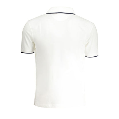 Polo da uomo in cotone bianco La Martina
