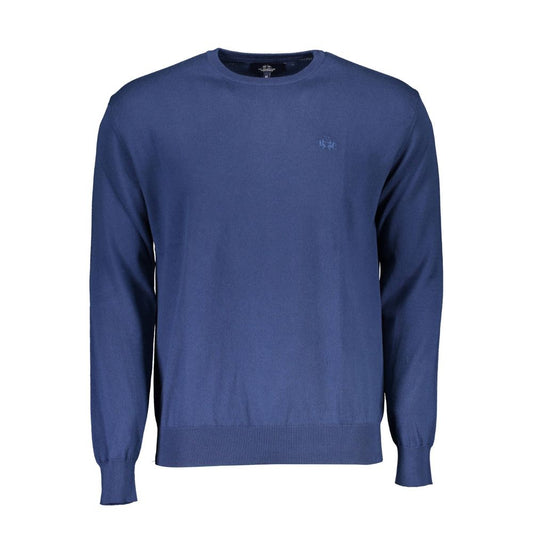Maglione da uomo in cotone blu La Martina