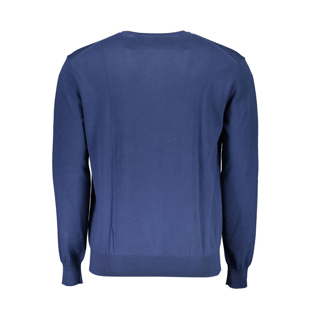 Maglione da uomo in cotone blu La Martina