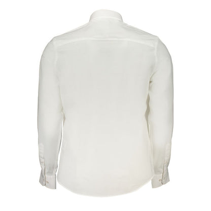 Camicia da uomo in cotone biologico North Sails Bianco