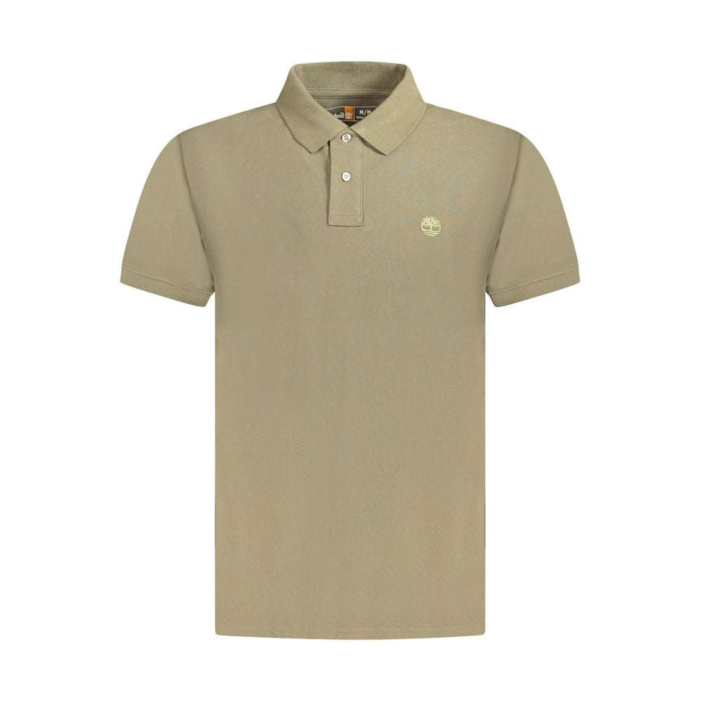 Polo Timberland marron en coton pour homme