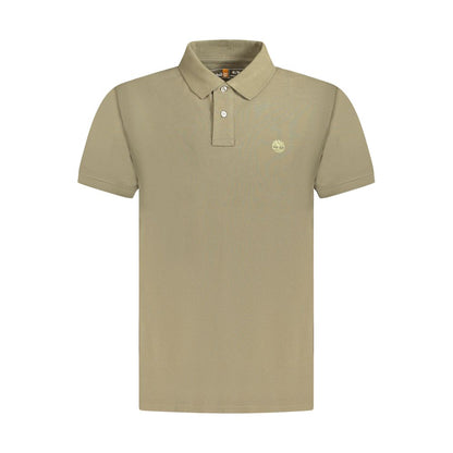 Polo Timberland marron en coton pour homme