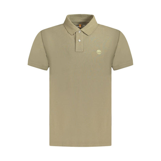 Polo da uomo Timberland Marrone Cotton